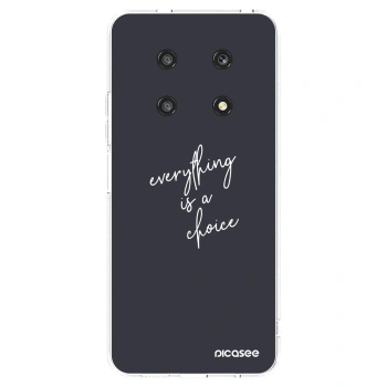 Picasee silikonowe przeźroczyste etui na Honor Magic4 Lite 5G - Everything is a choice