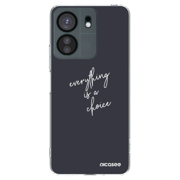 Picasee silikonowe przeźroczyste etui na Xiaomi Redmi 13C 4G - Everything is a choice