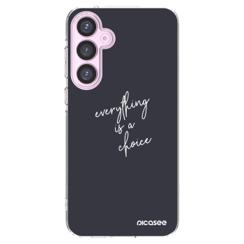 Picasee silikonowe przeźroczyste etui na Samsung Galaxy A55 5G A556B - Everything is a choice