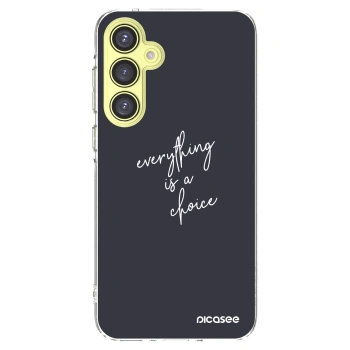 Picasee silikonowe przeźroczyste etui na Samsung Galaxy A35 5G A356B - Everything is a choice