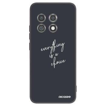 Picasee silikonowe czarne etui na OnePlus 11 5G - Everything is a choice