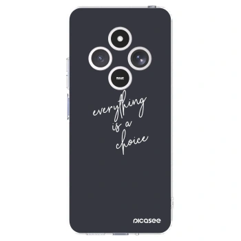 Picasee silikonowe przeźroczyste etui na Xiaomi Redmi 14C - Everything is a choice