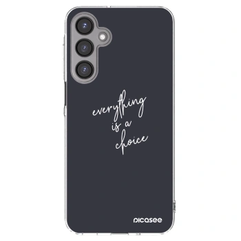 Picasee silikonowe przeźroczyste etui na Samsung Galaxy A16 5G - Everything is a choice