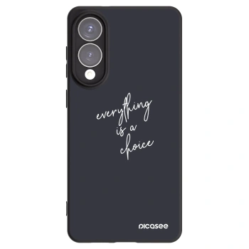 Picasee silikonowe czarne etui na Samsung Galaxy S25 Edge 5G - Everything is a choice
