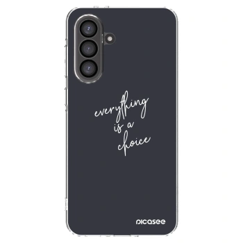 Picasee silikonowe przeźroczyste etui na Samsung Galaxy A56 5G A566B - Everything is a choice