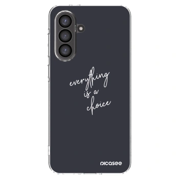 Picasee silikonowe przeźroczyste etui na Samsung Galaxy A36 5G - Everything is a choice