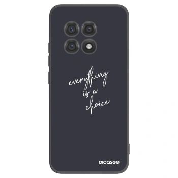 Picasee silikonowe czarne etui na OnePlus 13R 5G - Everything is a choice