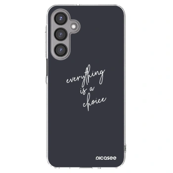 Picasee silikonowe przeźroczyste etui na Samsung Galaxy A16 4G - Everything is a choice