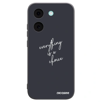 Picasee silikonowe czarne etui na Xiaomi Poco X8 Pro - Everything is a choice