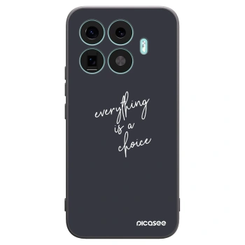 Picasee silikonowe czarne etui na Xiaomi 17T Pro - Everything is a choice