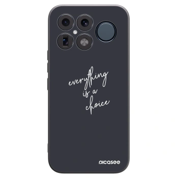 Picasee silikonowe czarne etui na Xiaomi Poco F8 Ultra - Everything is a choice