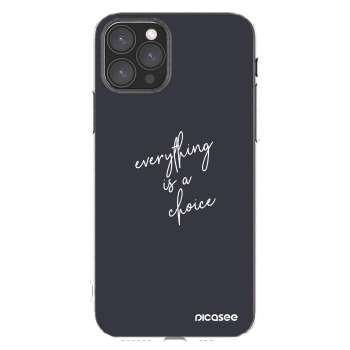 Picasee silikonowe przeźroczyste etui na Apple iPhone 11 Pro - Everything is a choice