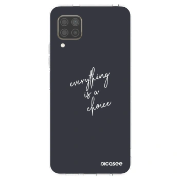 Picasee silikonowe przeźroczyste etui na Huawei P40 Lite - Everything is a choice