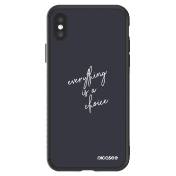 Picasee ULTIMATE CASE na Apple iPhone X/XS - Everything is a choice