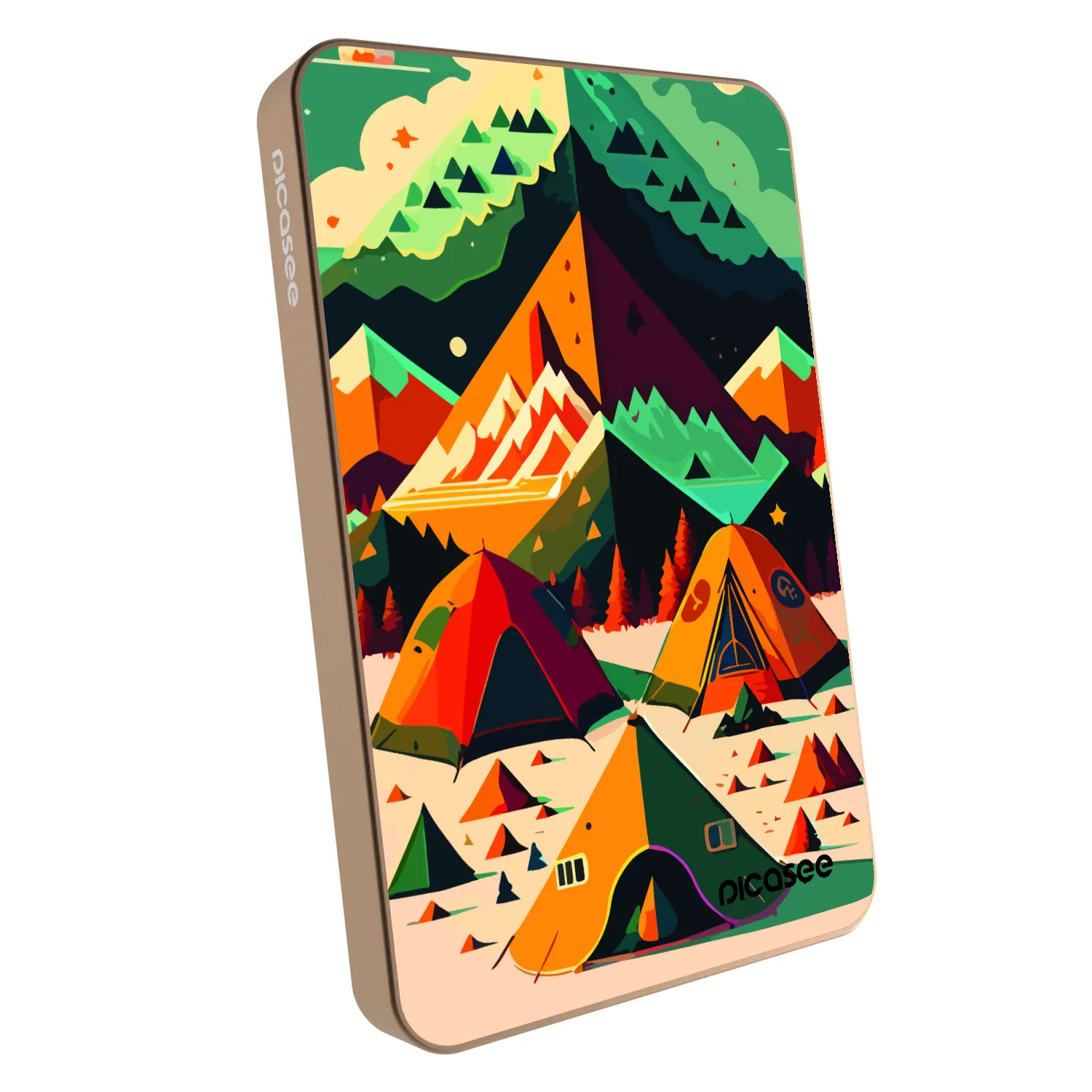 Picasee Powerbank z MagSafe 5 000 mAh Złoty - Alaska