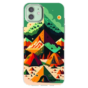 Picasee silikonowe przeźroczyste etui na Apple iPhone 12 - Alaska