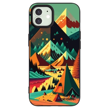 Picasee silikonowe czarne etui na Apple iPhone 12 - Colorado