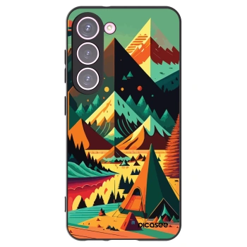 Picasee silikonowe czarne etui na Samsung Galaxy S23 5G - Colorado