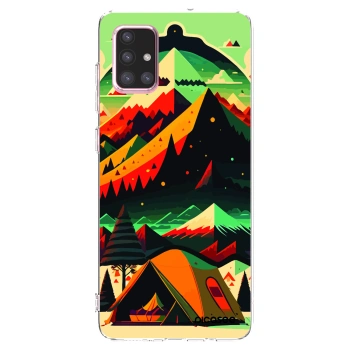 Picasee silikonowe przeźroczyste etui na Samsung Galaxy A71 A715F - Montreal