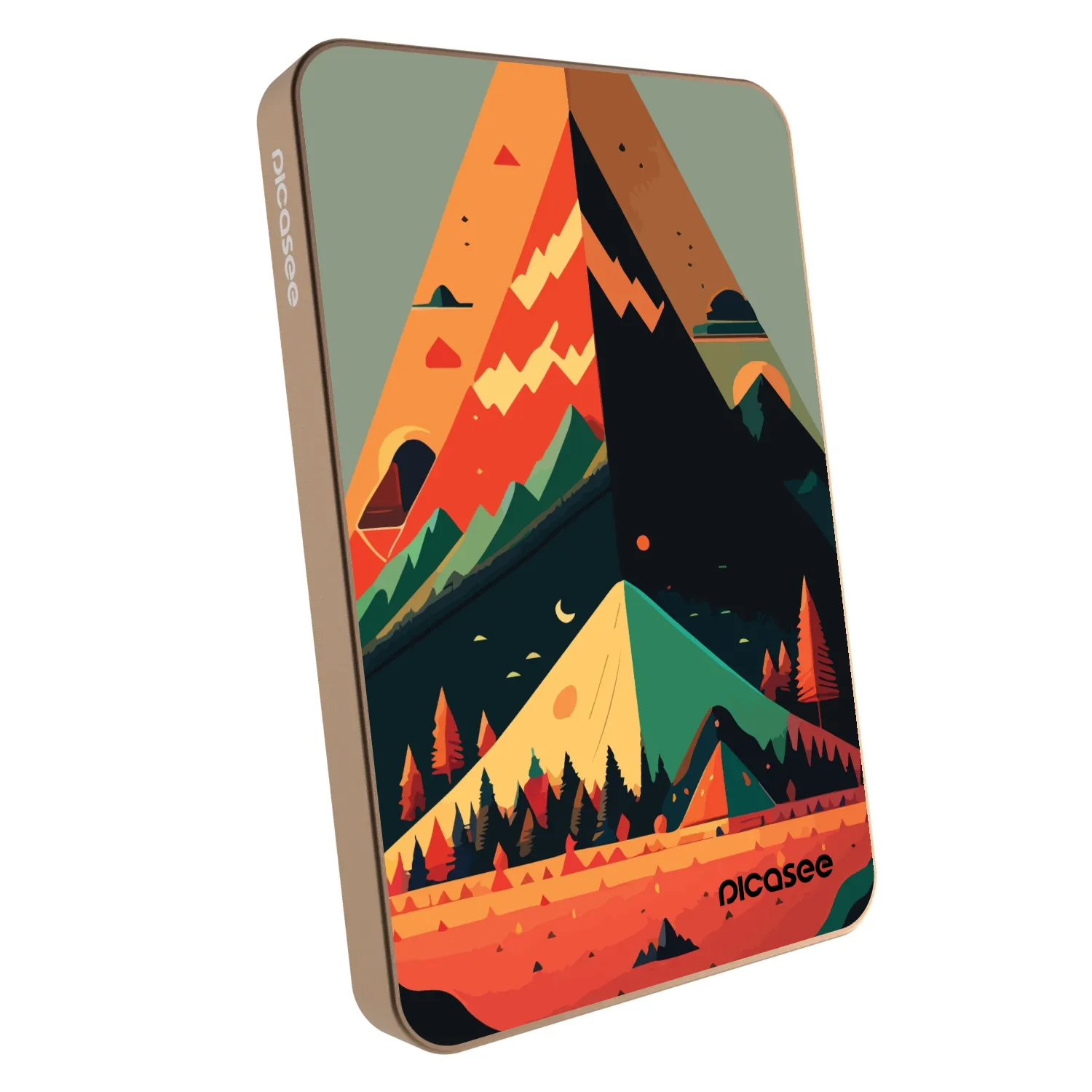Picasee Powerbank z MagSafe 5 000 mAh Złoty - Oregon
