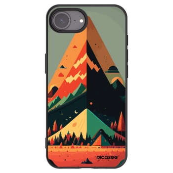 Picasee silikonowe czarne etui na Apple iPhone 16e - Oregon
