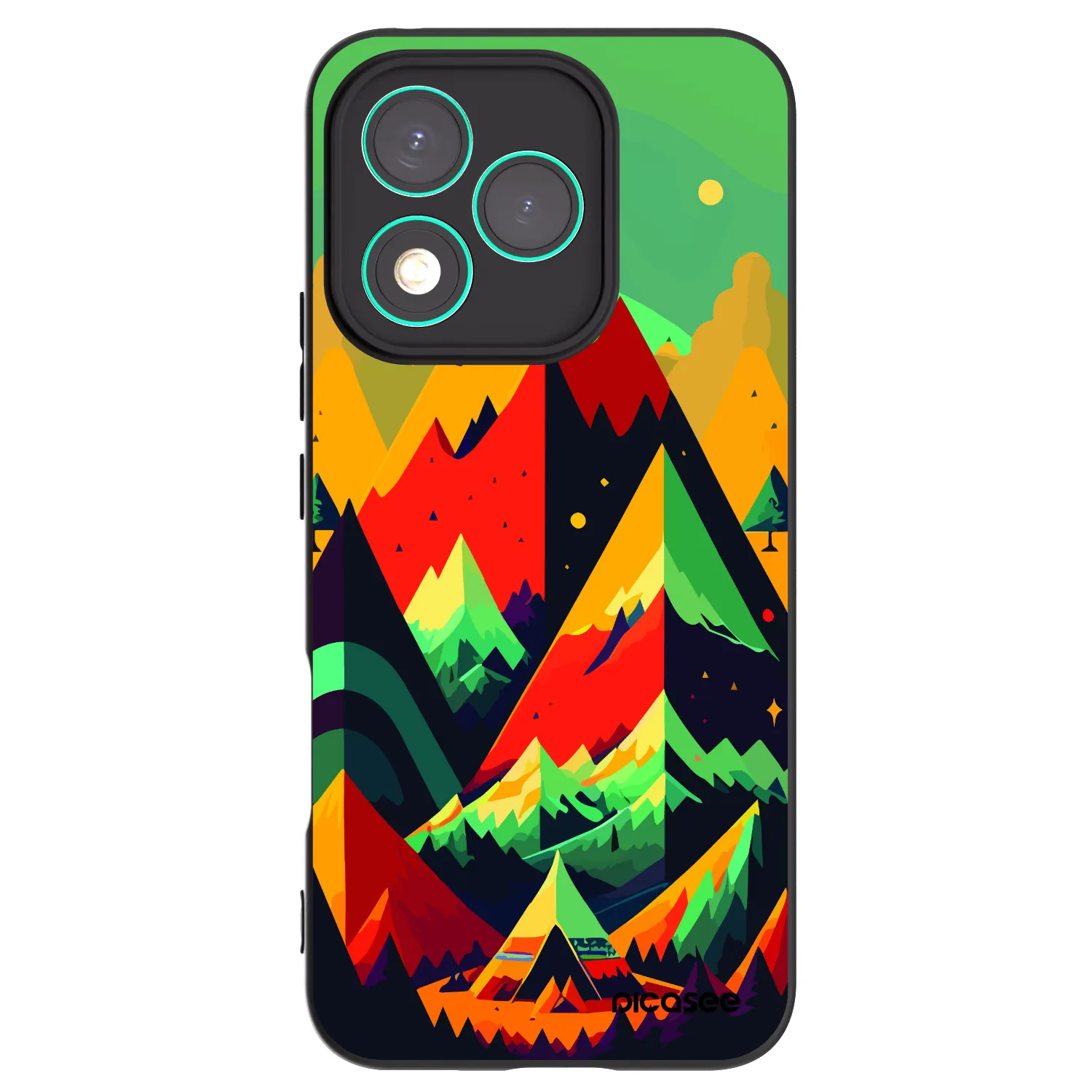 Picasee silikonowe czarne etui na Honor 400 Lite 5G - Toronto