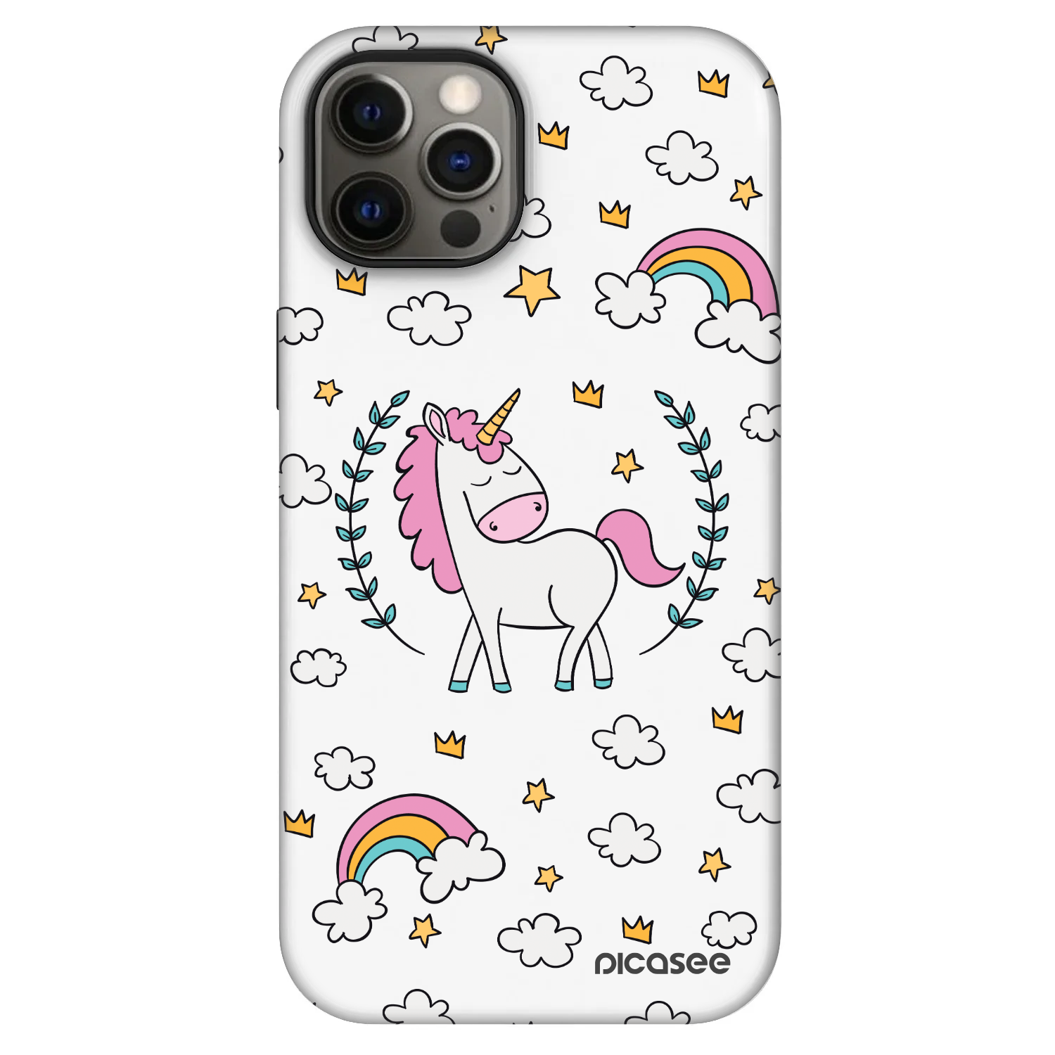 Picasee Fashion Case MagSafe na Apple iPhone 12 - Unicorn star heaven