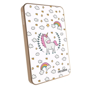 Powerbank z MagSafe 5 000 mAh Złoty - Unicorn star heaven