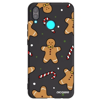 Picasee silikonowe czarne etui na Huawei Nova 3i - Gingerbread