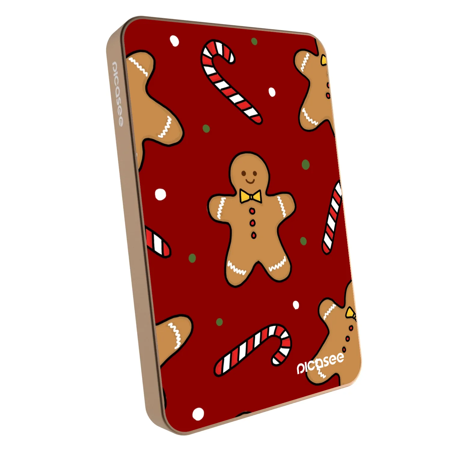 Picasee Powerbank z MagSafe 5 000 mAh Złoty - Gingerbread 2