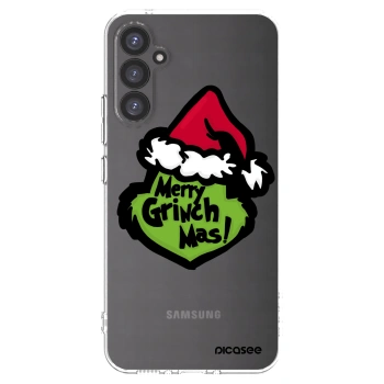 Picasee silikonowe przeźroczyste etui na Samsung Galaxy A34 5G A346B - Grinch 2