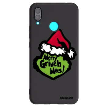 Picasee silikonowe czarne etui na Huawei Nova 3i - Grinch 2