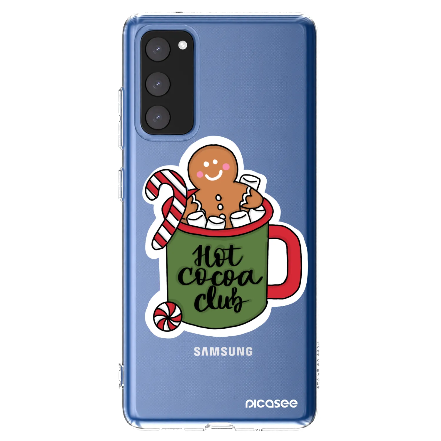 Picasee silikonowe przeźroczyste etui na Samsung Galaxy S20 FE - Hot Cocoa Club
