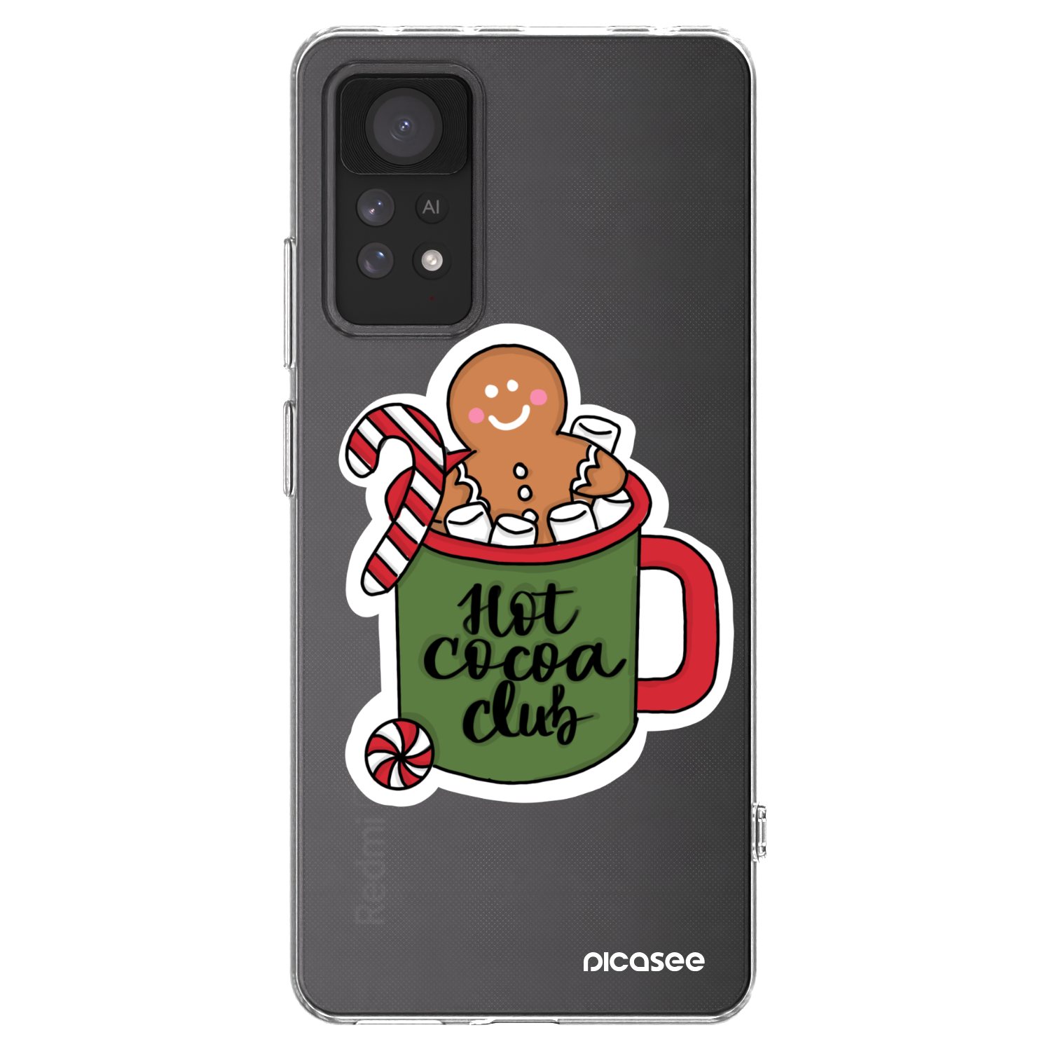 Picasee silikonowe przeźroczyste etui na Xiaomi Redmi Note 11 Pro 5G - Hot Cocoa Club