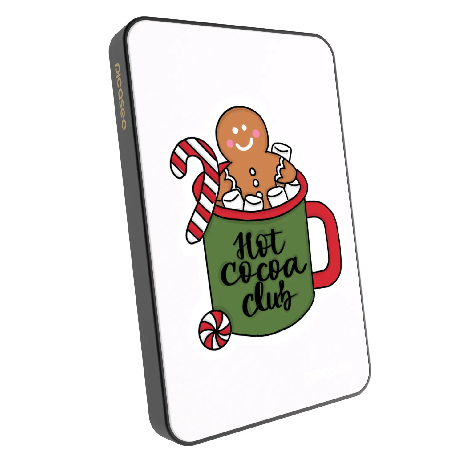 Picasee Powerbank z MagSafe 5 000 mAh Szary - Hot Cocoa Club