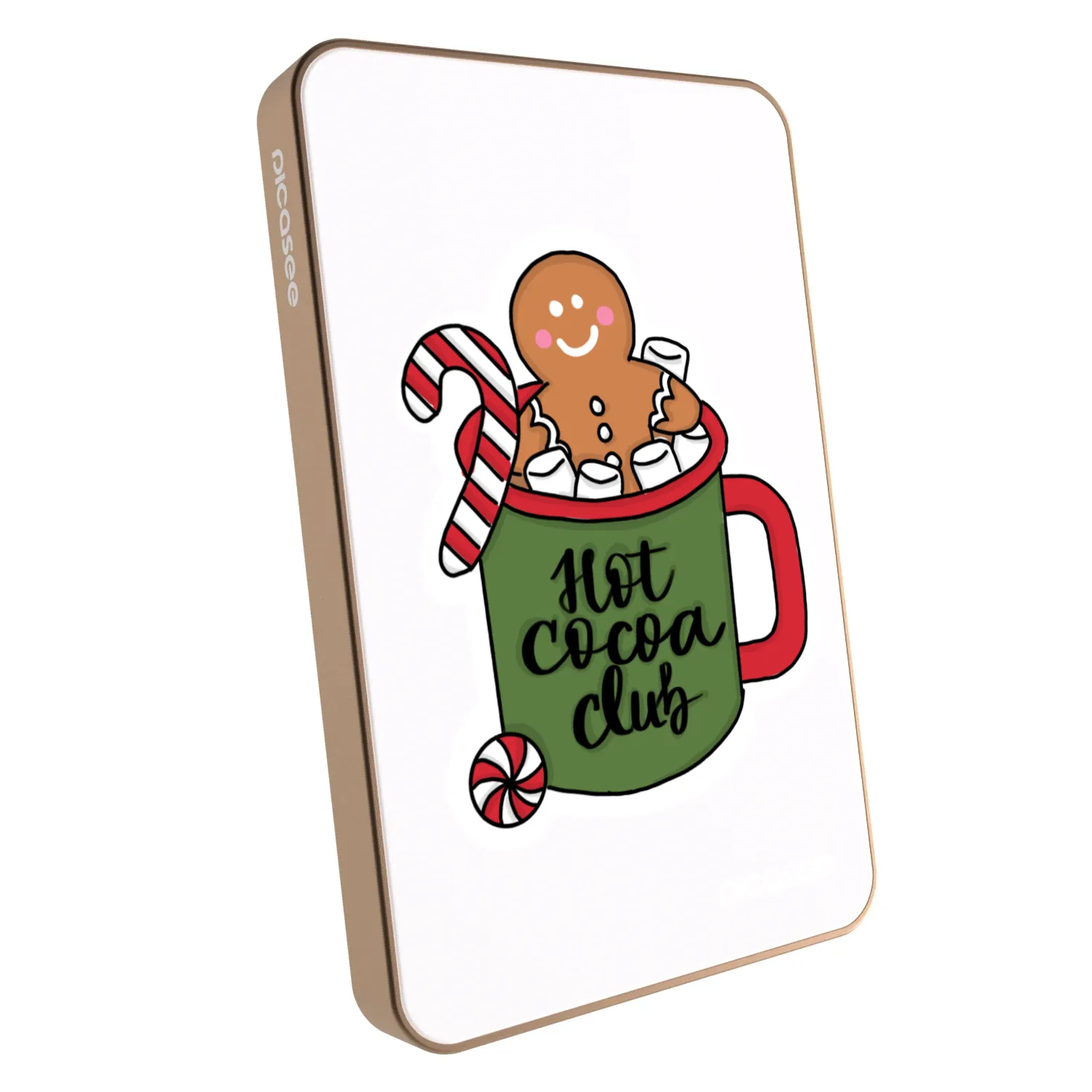 Picasee Powerbank z MagSafe 5 000 mAh Złoty - Hot Cocoa Club