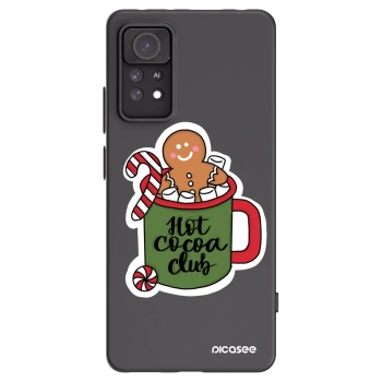 Picasee silikonowe czarne etui na Xiaomi Redmi Note 11 Pro 5G - Hot Cocoa Club