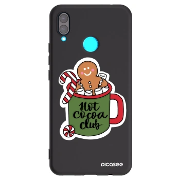 Picasee silikonowe czarne etui na Huawei Nova 3i - Hot Cocoa Club