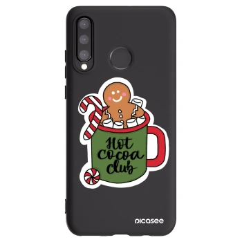 Picasee silikonowe czarne etui na Huawei P30 Lite - Hot Cocoa Club