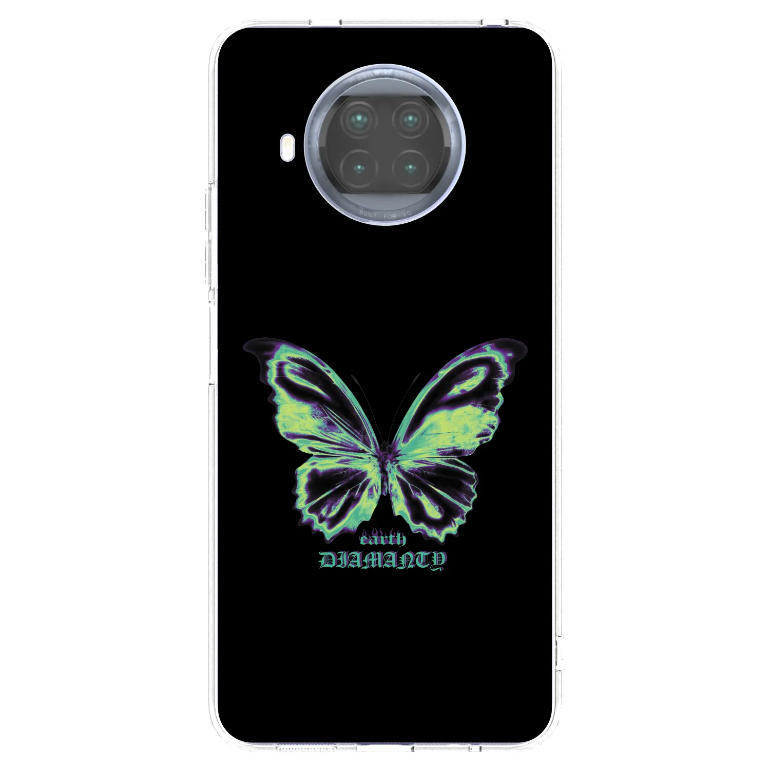 Picasee silikonowe przeźroczyste etui na Xiaomi Mi 10T Lite - Diamanty Blue