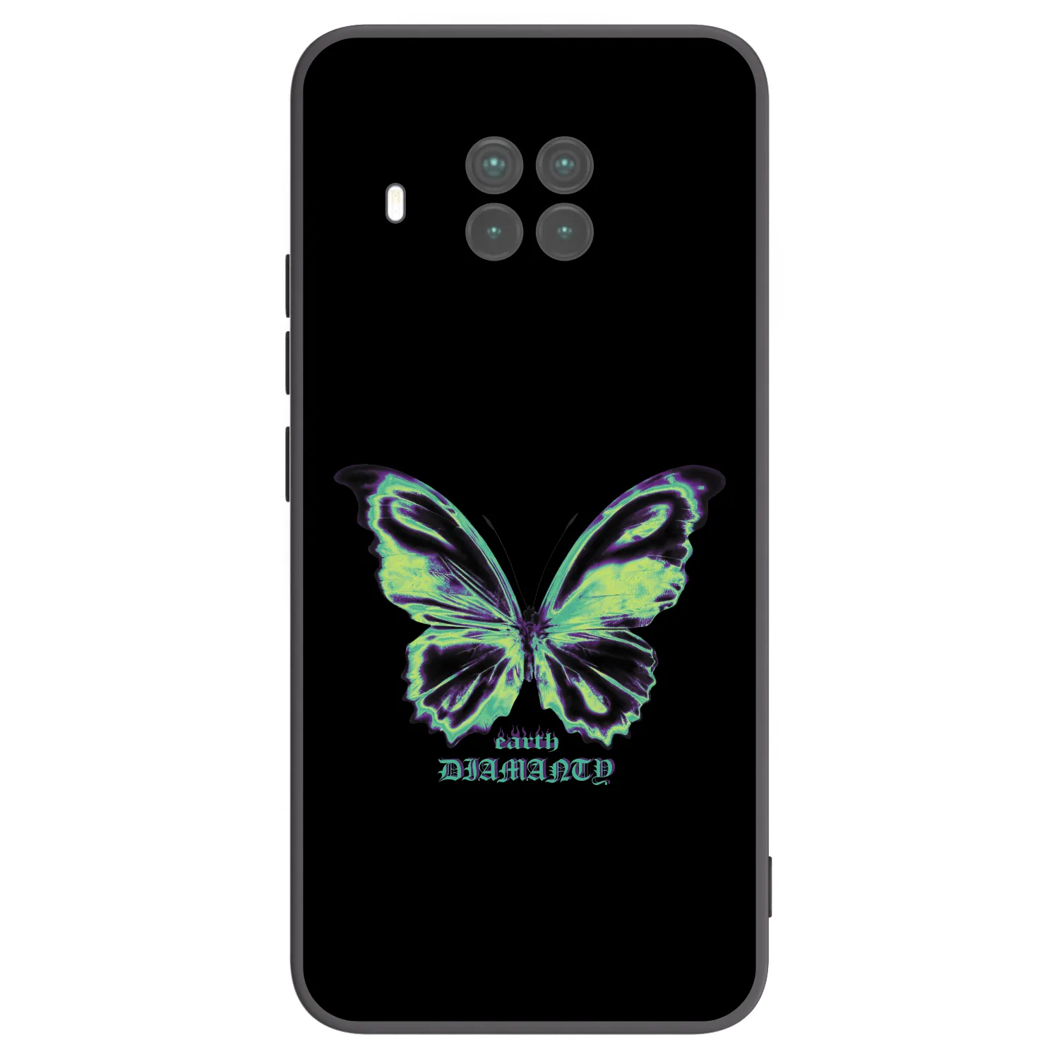 Picasee silikonowe czarne etui na Xiaomi Mi 10T Lite - Diamanty Blue