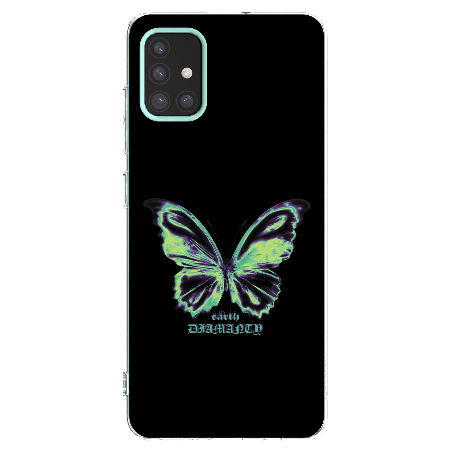 Picasee silikonowe przeźroczyste etui na Samsung Galaxy M31s - Diamanty Blue