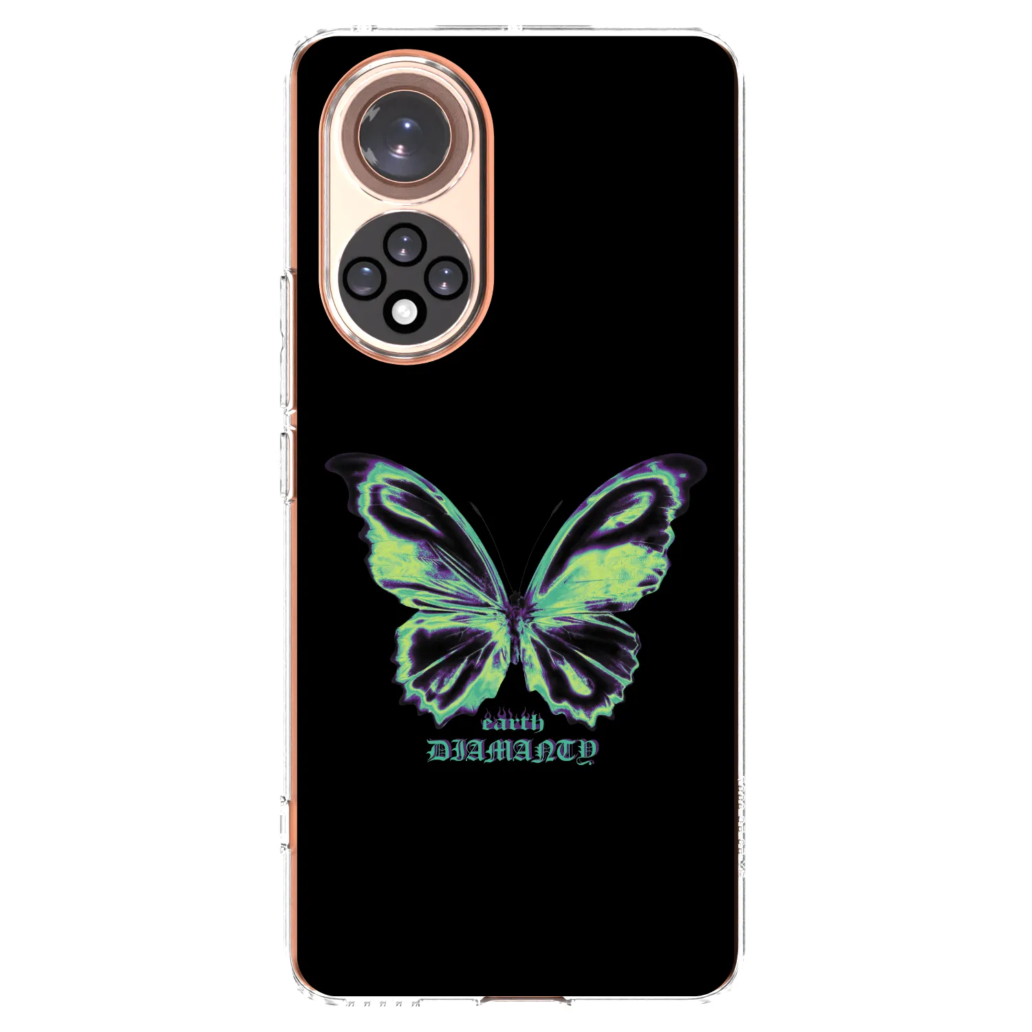 Picasee silikonowe przeźroczyste etui na Huawei Nova 9 - Diamanty Blue