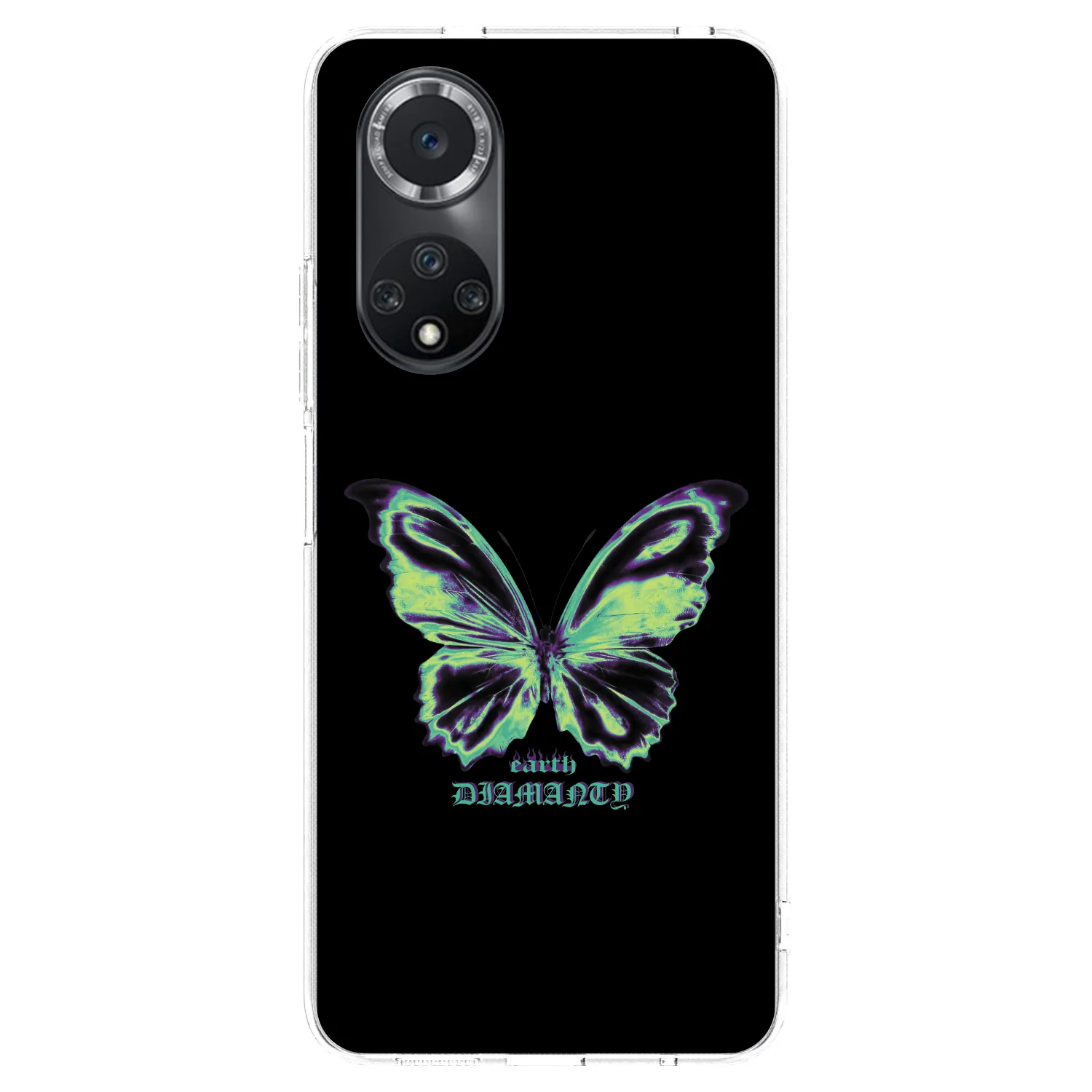 Picasee silikonowe przeźroczyste etui na Huawei Nova 9 SE - Diamanty Blue