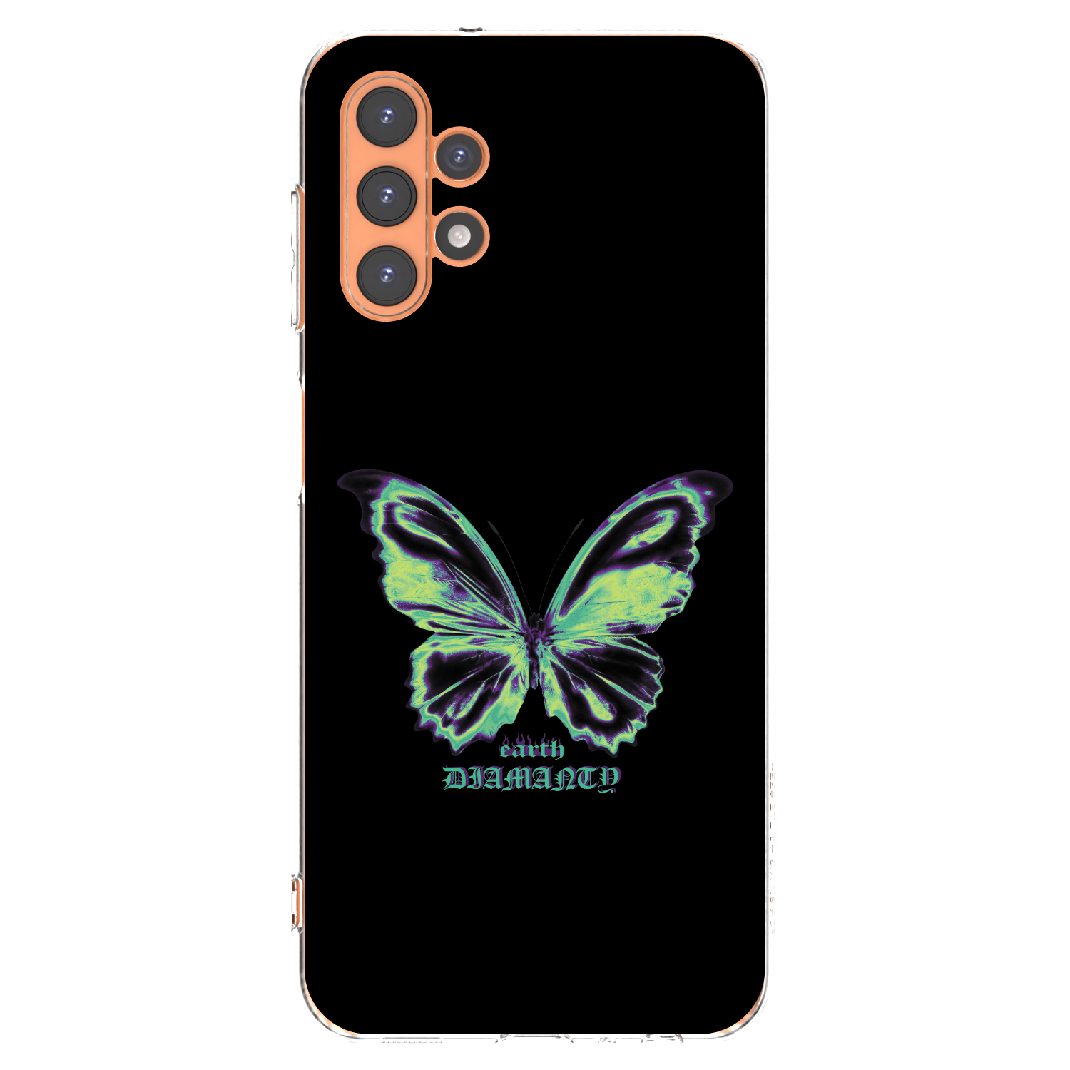 Picasee silikonowe przeźroczyste etui na Samsung Galaxy A13 4G A135 - Diamanty Blue