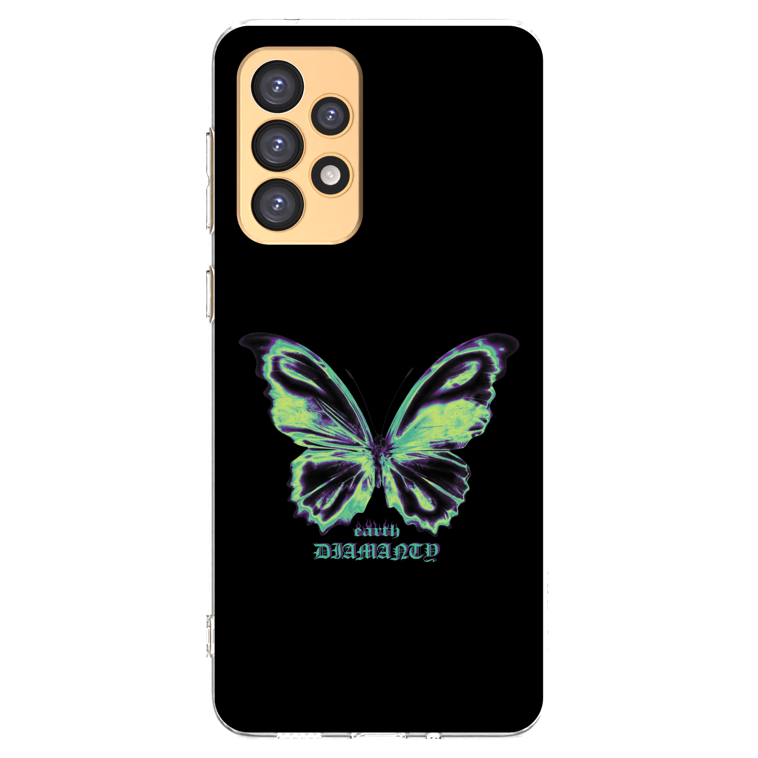 Picasee silikonowe przeźroczyste etui na Samsung Galaxy A33 5G A336 - Diamanty Blue