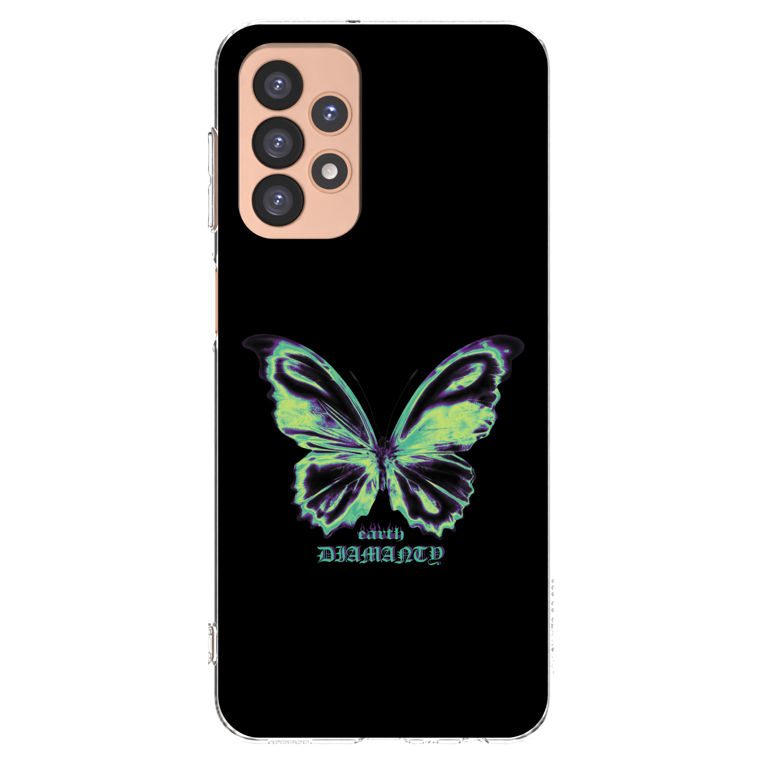 Picasee silikonowe przeźroczyste etui na Samsung Galaxy A23 A236B 5G - Diamanty Blue
