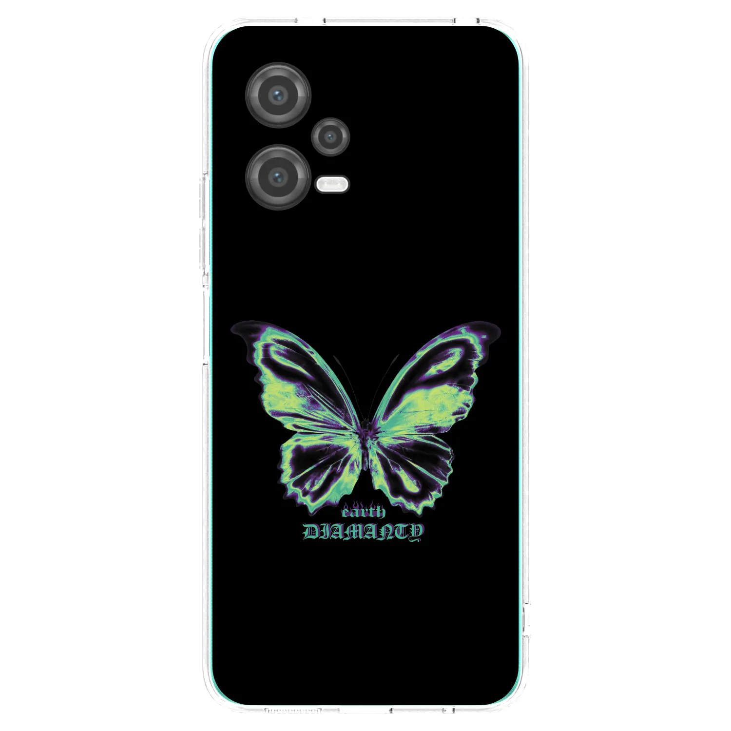 Picasee silikonowe przeźroczyste etui na Xiaomi Poco X5 - Diamanty Blue