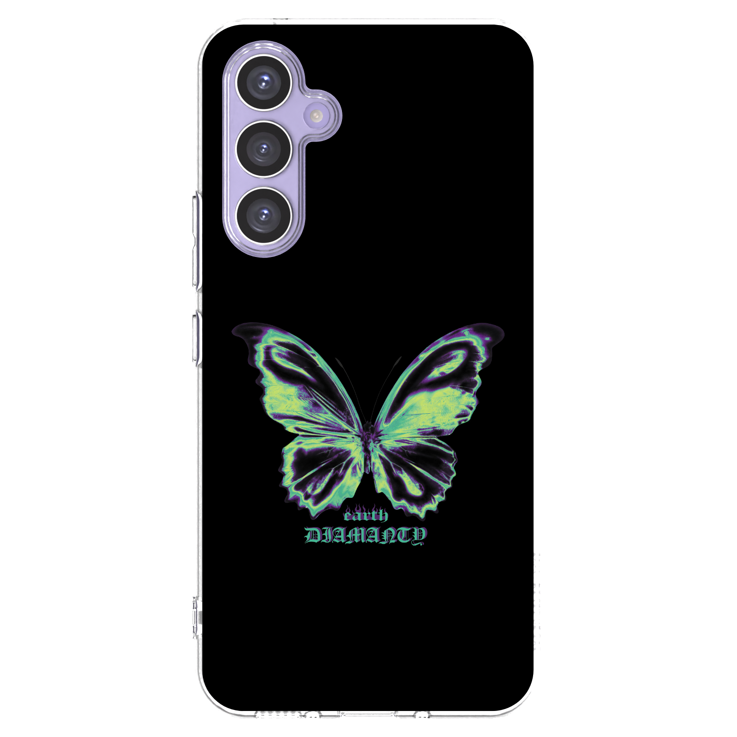 Picasee silikonowe przeźroczyste etui na Samsung Galaxy A54 5G A546B - Diamanty Blue