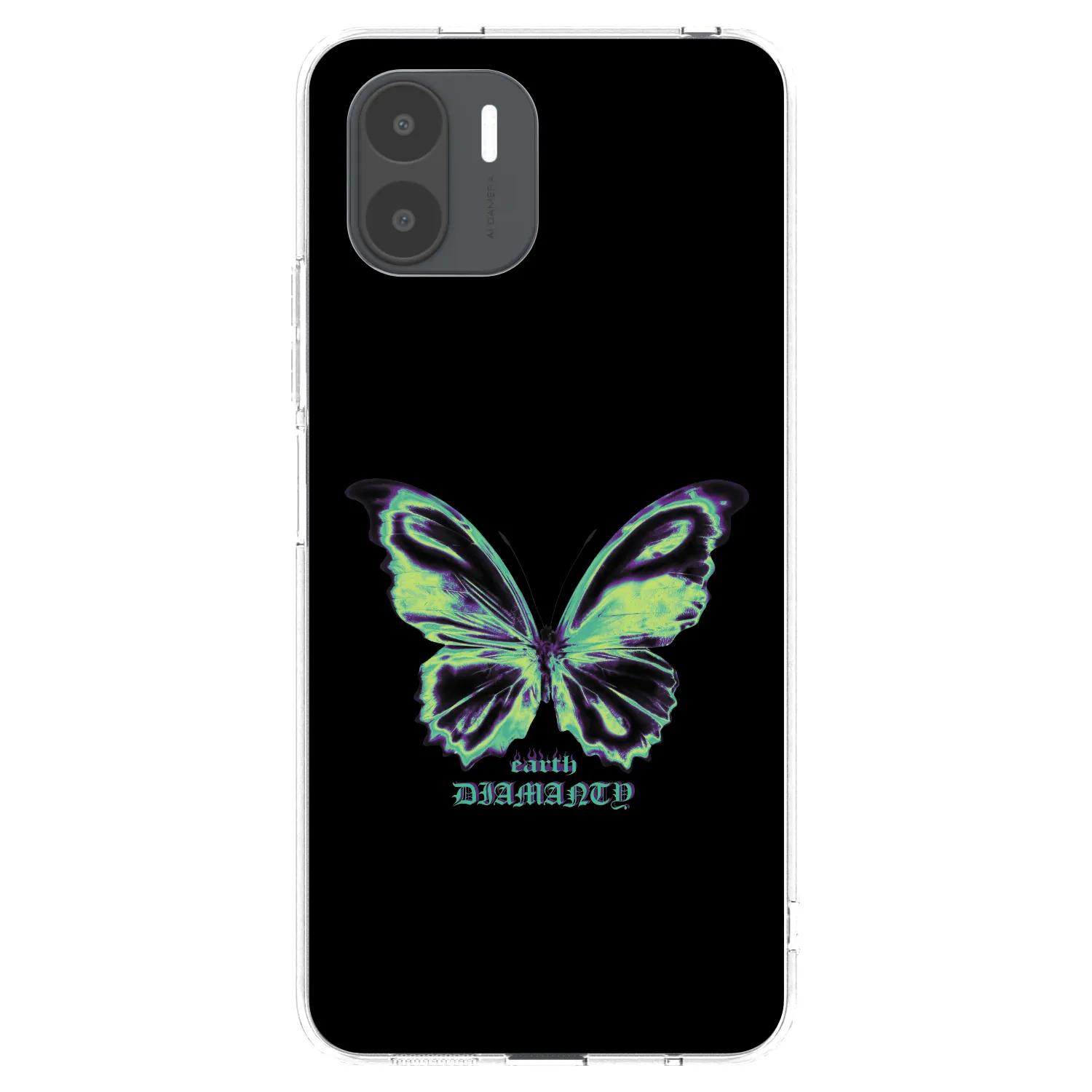 Picasee silikonowe przeźroczyste etui na Xiaomi Redmi A2 - Diamanty Blue